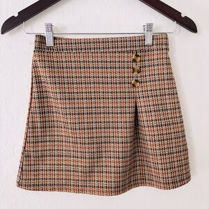 Girls Plaid A-Line Skirt‎ Size Medium (10/12)